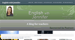 Desktop Screenshot of englishwithjennifer.wordpress.com