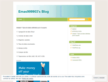 Tablet Screenshot of emas999903.wordpress.com