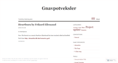 Desktop Screenshot of gnavpotveksler.wordpress.com