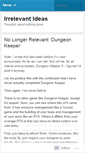 Mobile Screenshot of irrelevantideas.wordpress.com