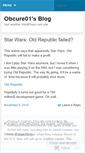 Mobile Screenshot of obcure01.wordpress.com