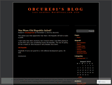 Tablet Screenshot of obcure01.wordpress.com