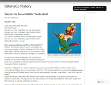 Tablet Screenshot of gillettehistory.wordpress.com