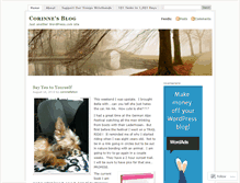 Tablet Screenshot of corinnefelton.wordpress.com