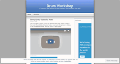 Desktop Screenshot of drummersblog.wordpress.com