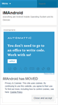 Mobile Screenshot of imandroid.wordpress.com