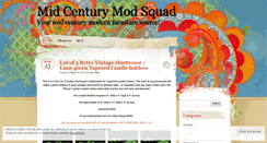 Desktop Screenshot of midcenturymodsquad.wordpress.com