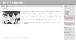 Desktop Screenshot of documentaryproduction261.wordpress.com