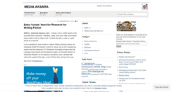 Desktop Screenshot of mediaksara.wordpress.com