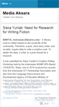 Mobile Screenshot of mediaksara.wordpress.com