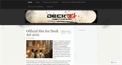 Desktop Screenshot of deckart2011.wordpress.com