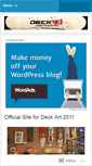 Mobile Screenshot of deckart2011.wordpress.com