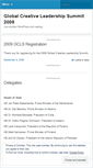 Mobile Screenshot of gcls2009.wordpress.com