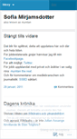 Mobile Screenshot of mirjamsdotter.wordpress.com