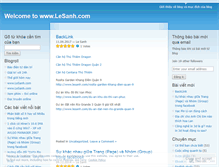 Tablet Screenshot of lesanhit.wordpress.com
