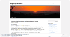 Desktop Screenshot of digitalprinter2011.wordpress.com
