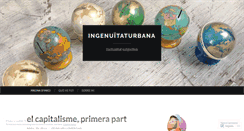 Desktop Screenshot of ingenuitaturbana.wordpress.com