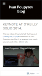 Mobile Screenshot of ipoupyrev.wordpress.com