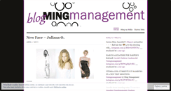 Desktop Screenshot of mingmanagement.wordpress.com