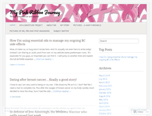 Tablet Screenshot of pinkribbonjourney.wordpress.com