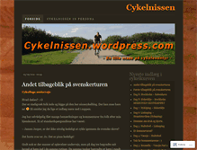 Tablet Screenshot of cykelnissen.wordpress.com