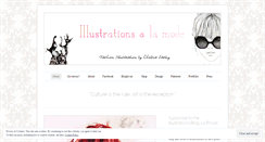 Desktop Screenshot of illustrationsalamode.wordpress.com