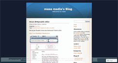 Desktop Screenshot of masamedia.wordpress.com