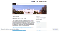 Desktop Screenshot of leadusforward.wordpress.com
