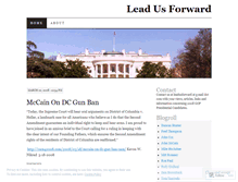Tablet Screenshot of leadusforward.wordpress.com