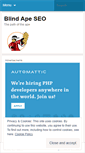 Mobile Screenshot of blindapeseo.wordpress.com