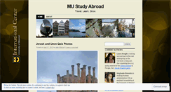 Desktop Screenshot of mustudyabroad.wordpress.com