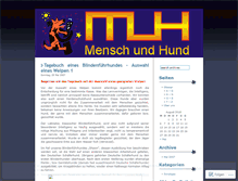 Tablet Screenshot of menschundhund.wordpress.com