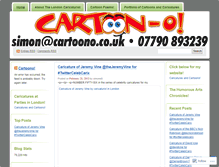 Tablet Screenshot of caricaturelondon.wordpress.com