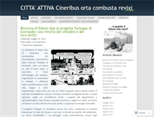 Tablet Screenshot of cittattiva.wordpress.com