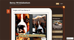 Desktop Screenshot of bennywrinklebottom.wordpress.com