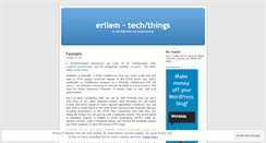 Desktop Screenshot of erilem.wordpress.com