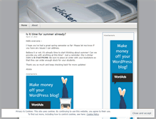 Tablet Screenshot of iclickernews.wordpress.com
