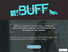 Tablet Screenshot of bufffilmfestival.wordpress.com