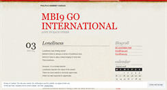 Desktop Screenshot of mbi9go.wordpress.com