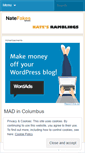 Mobile Screenshot of natefakes.wordpress.com