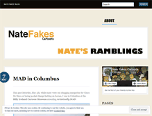 Tablet Screenshot of natefakes.wordpress.com