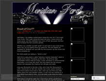 Tablet Screenshot of meridianford.wordpress.com