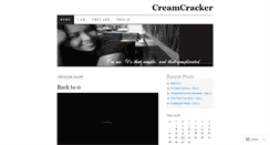 Desktop Screenshot of creamcracker.wordpress.com