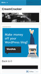 Mobile Screenshot of creamcracker.wordpress.com