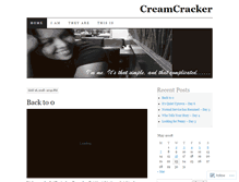 Tablet Screenshot of creamcracker.wordpress.com