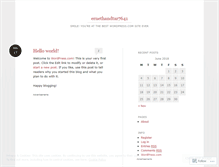 Tablet Screenshot of ernethandtar7641.wordpress.com