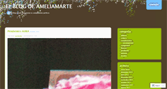 Desktop Screenshot of ameliamarte.wordpress.com