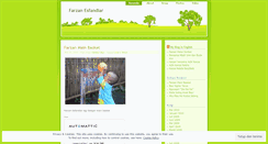 Desktop Screenshot of farzanesfandiar.wordpress.com