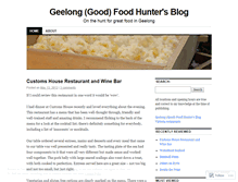 Tablet Screenshot of geelongfoodhunter.wordpress.com