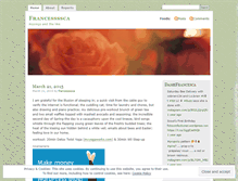 Tablet Screenshot of francessssca.wordpress.com